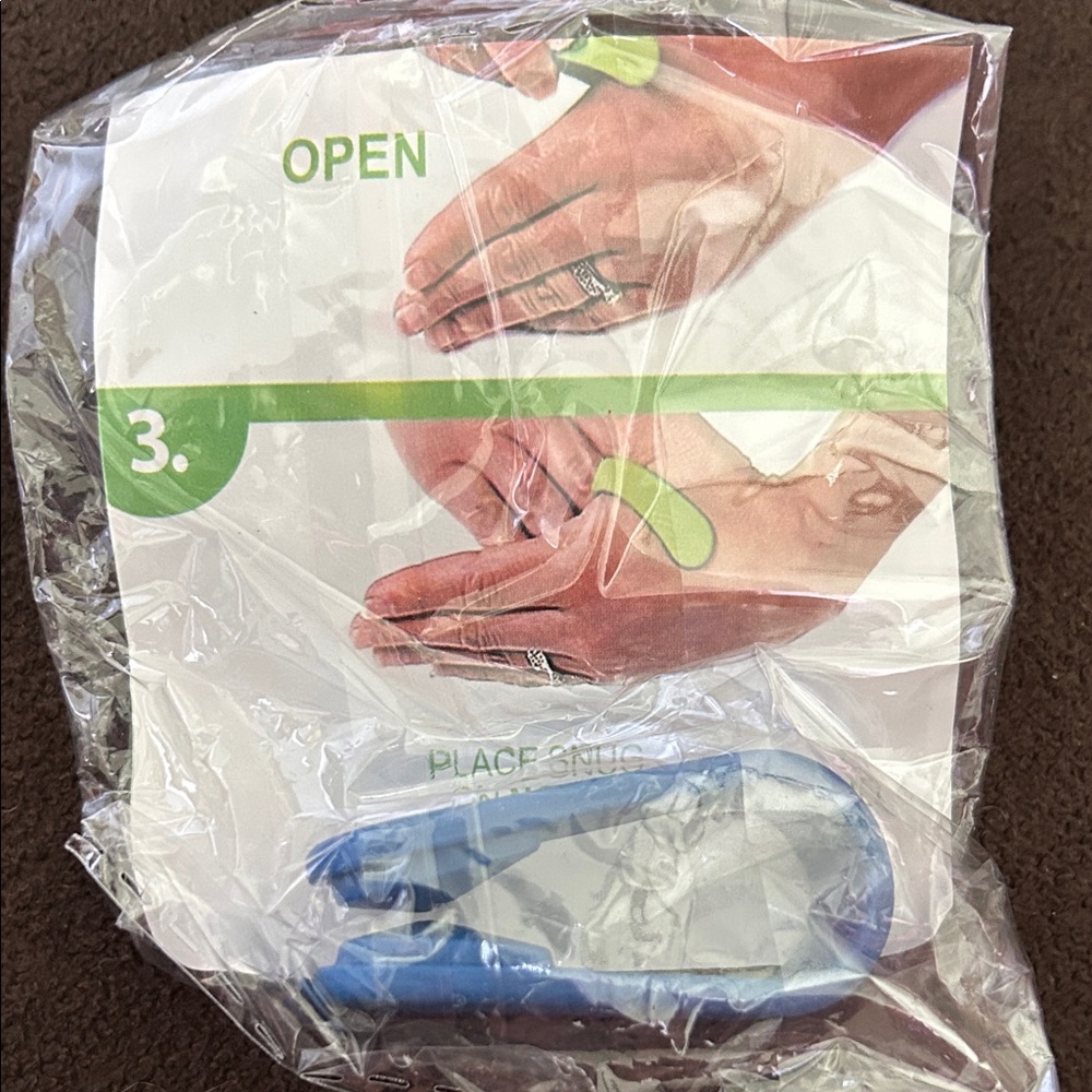 Blue Plastic Bag Opener